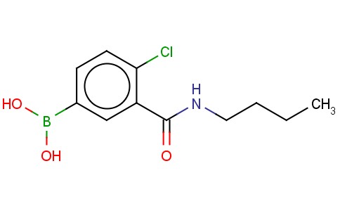 4-CHLORO-3-(N-BUTYLAMINOCARBONYL)PHENYLBORONIC ACID